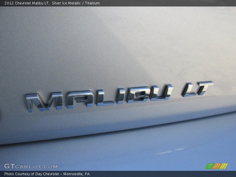 Silver Ice Metallic / Titanium 2012 Chevrolet Malibu LT