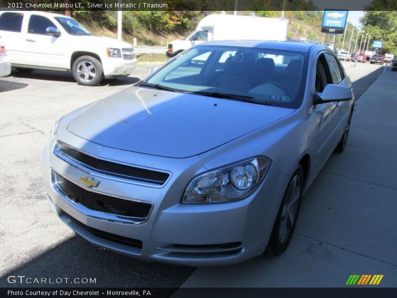Silver Ice Metallic / Titanium 2012 Chevrolet Malibu LT