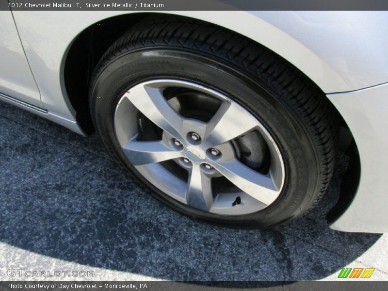 Silver Ice Metallic / Titanium 2012 Chevrolet Malibu LT