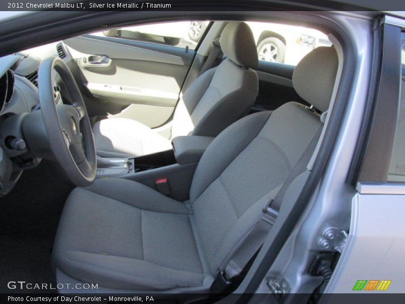 Silver Ice Metallic / Titanium 2012 Chevrolet Malibu LT