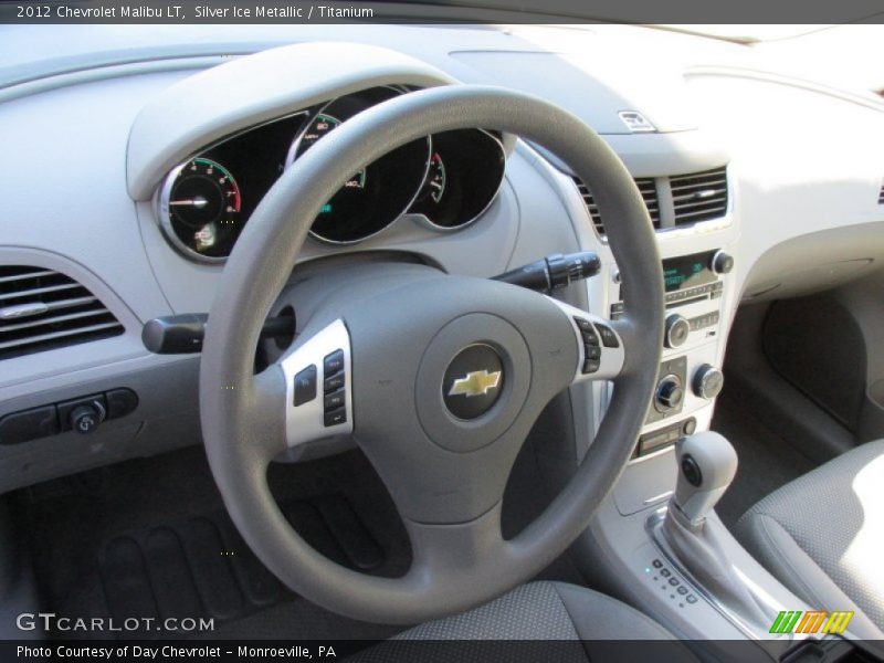 Silver Ice Metallic / Titanium 2012 Chevrolet Malibu LT