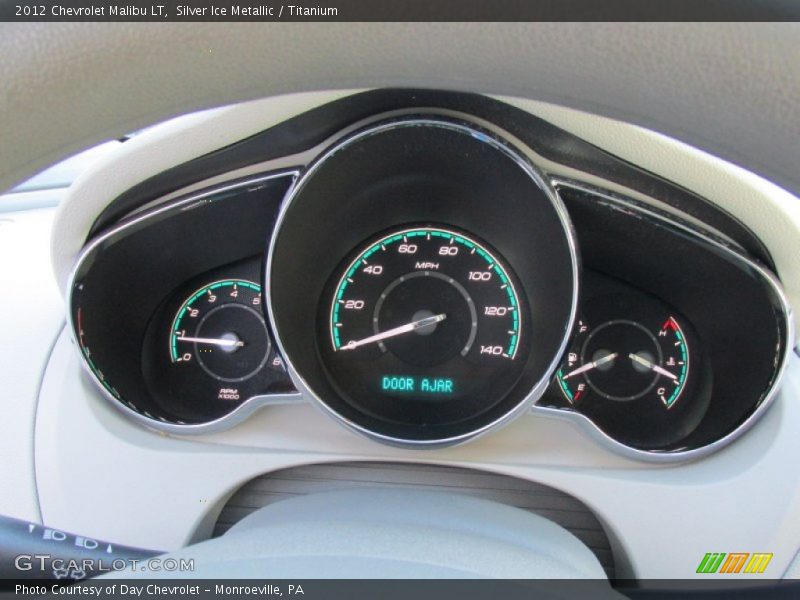 Silver Ice Metallic / Titanium 2012 Chevrolet Malibu LT