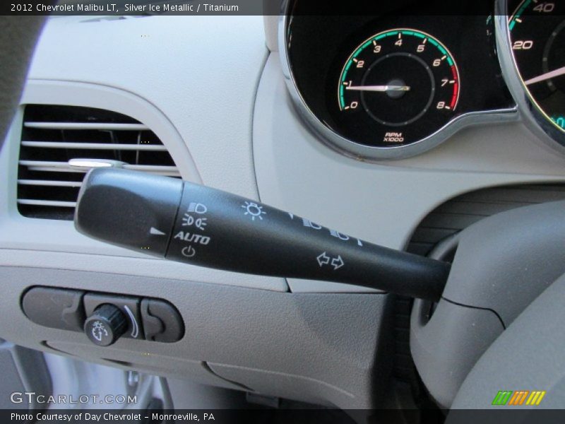 Silver Ice Metallic / Titanium 2012 Chevrolet Malibu LT
