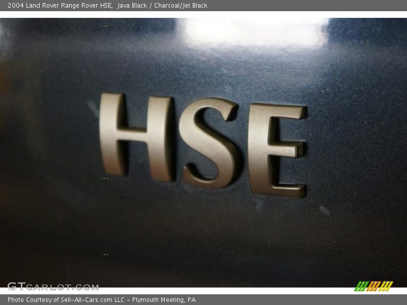 Java Black / Charcoal/Jet Black 2004 Land Rover Range Rover HSE