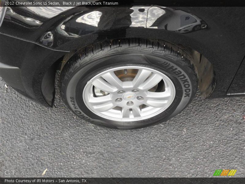 Black / Jet Black/Dark Titanium 2012 Chevrolet Sonic LS Sedan