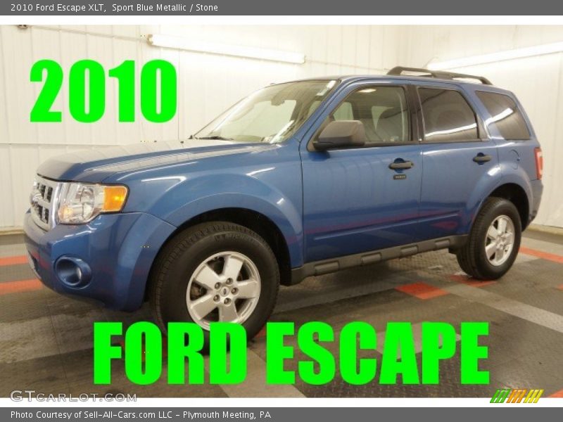 Sport Blue Metallic / Stone 2010 Ford Escape XLT