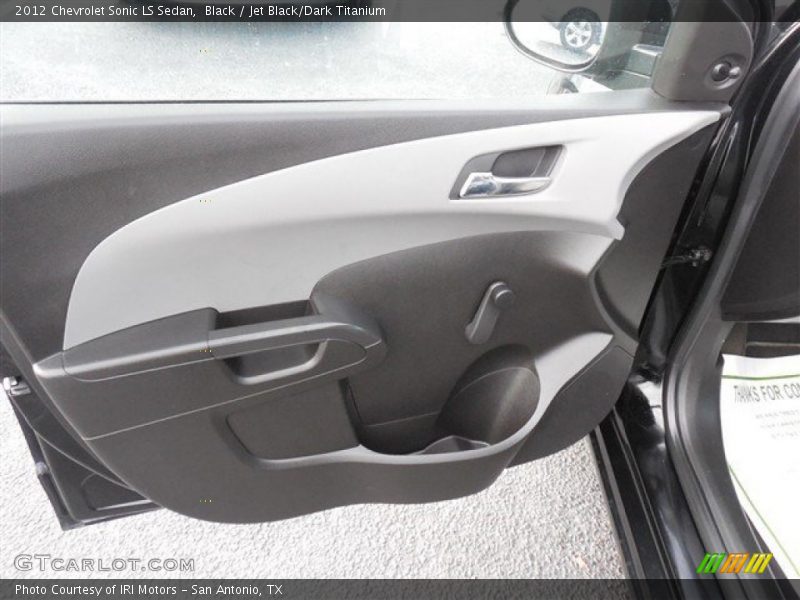 Black / Jet Black/Dark Titanium 2012 Chevrolet Sonic LS Sedan