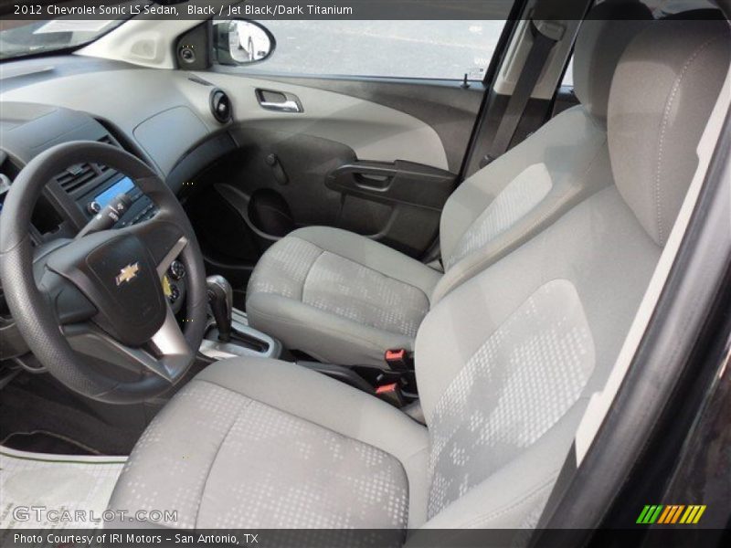 Black / Jet Black/Dark Titanium 2012 Chevrolet Sonic LS Sedan