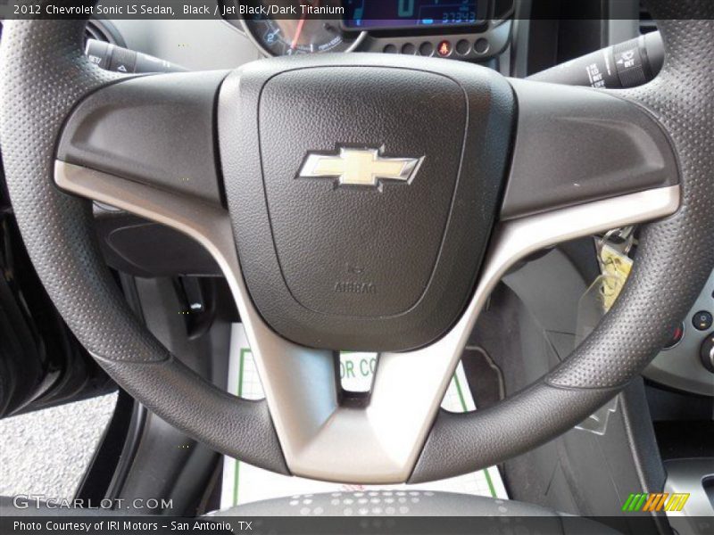 Black / Jet Black/Dark Titanium 2012 Chevrolet Sonic LS Sedan