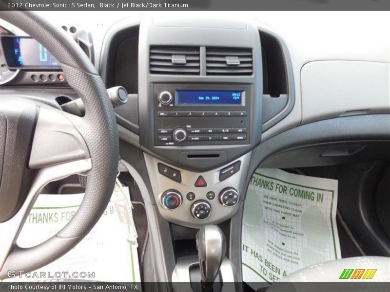 Black / Jet Black/Dark Titanium 2012 Chevrolet Sonic LS Sedan