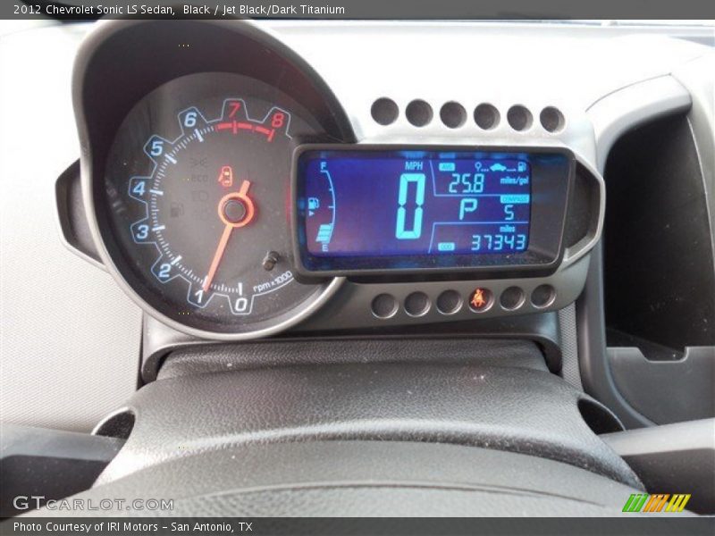 Black / Jet Black/Dark Titanium 2012 Chevrolet Sonic LS Sedan