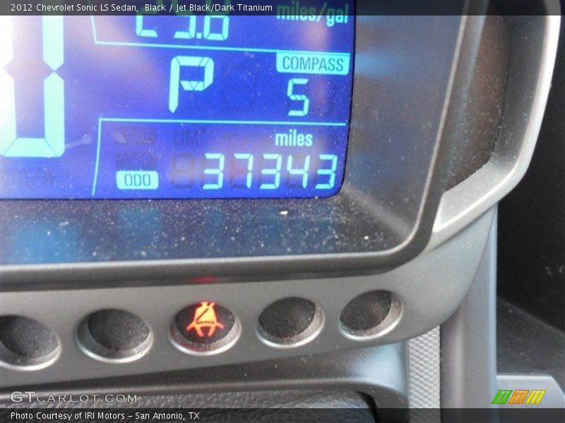 Black / Jet Black/Dark Titanium 2012 Chevrolet Sonic LS Sedan