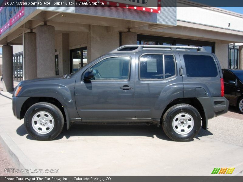 Super Black / Steel/Graphite 2007 Nissan Xterra S 4x4