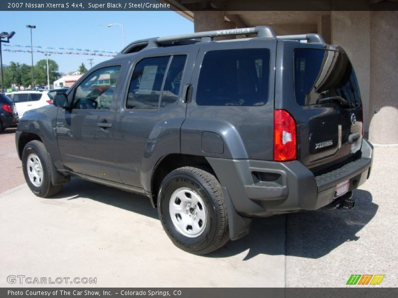 Super Black / Steel/Graphite 2007 Nissan Xterra S 4x4