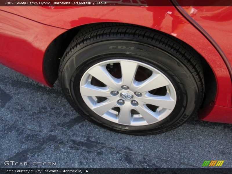 Barcelona Red Metallic / Bisque 2009 Toyota Camry Hybrid