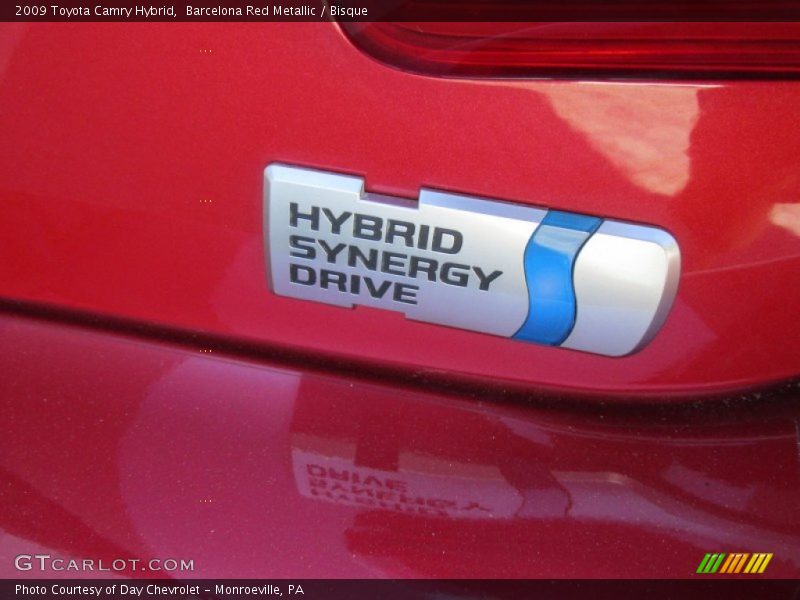 Barcelona Red Metallic / Bisque 2009 Toyota Camry Hybrid
