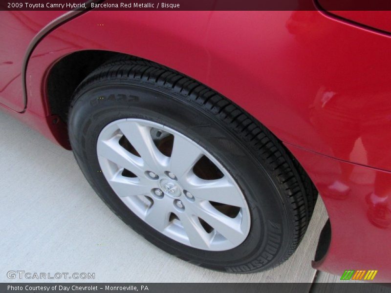 Barcelona Red Metallic / Bisque 2009 Toyota Camry Hybrid