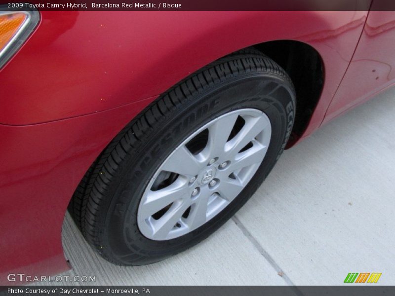 Barcelona Red Metallic / Bisque 2009 Toyota Camry Hybrid
