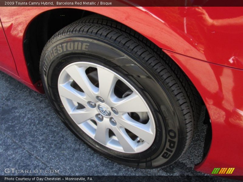 Barcelona Red Metallic / Bisque 2009 Toyota Camry Hybrid