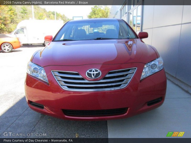 Barcelona Red Metallic / Bisque 2009 Toyota Camry Hybrid