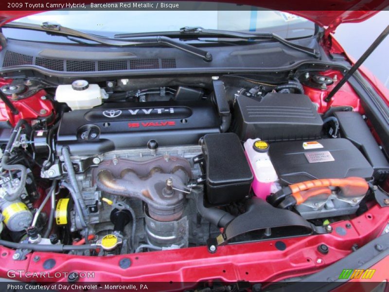 Barcelona Red Metallic / Bisque 2009 Toyota Camry Hybrid