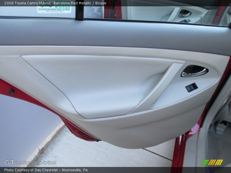 Barcelona Red Metallic / Bisque 2009 Toyota Camry Hybrid