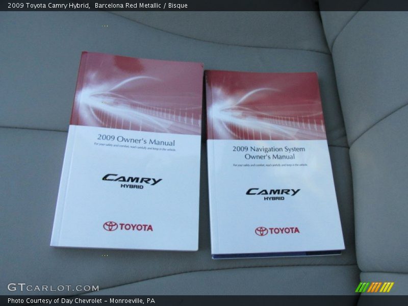 Barcelona Red Metallic / Bisque 2009 Toyota Camry Hybrid