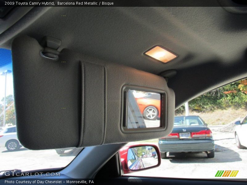 Barcelona Red Metallic / Bisque 2009 Toyota Camry Hybrid