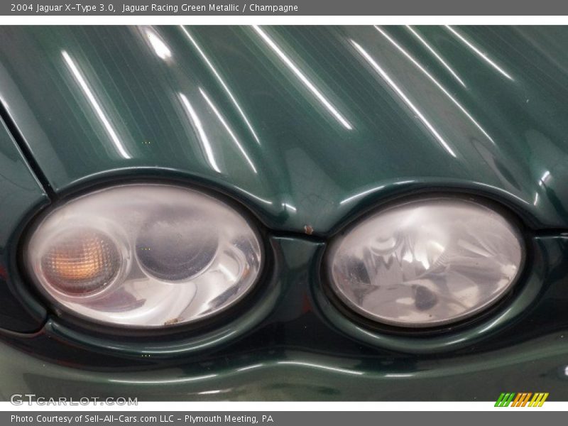 Jaguar Racing Green Metallic / Champagne 2004 Jaguar X-Type 3.0