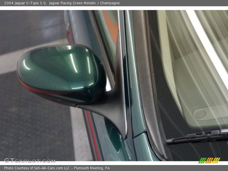 Jaguar Racing Green Metallic / Champagne 2004 Jaguar X-Type 3.0