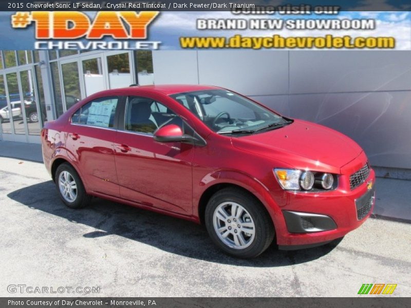 Crystal Red Tintcoat / Dark Pewter/Dark Titanium 2015 Chevrolet Sonic LT Sedan