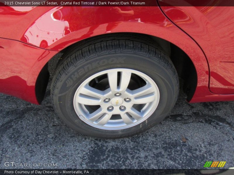 Crystal Red Tintcoat / Dark Pewter/Dark Titanium 2015 Chevrolet Sonic LT Sedan
