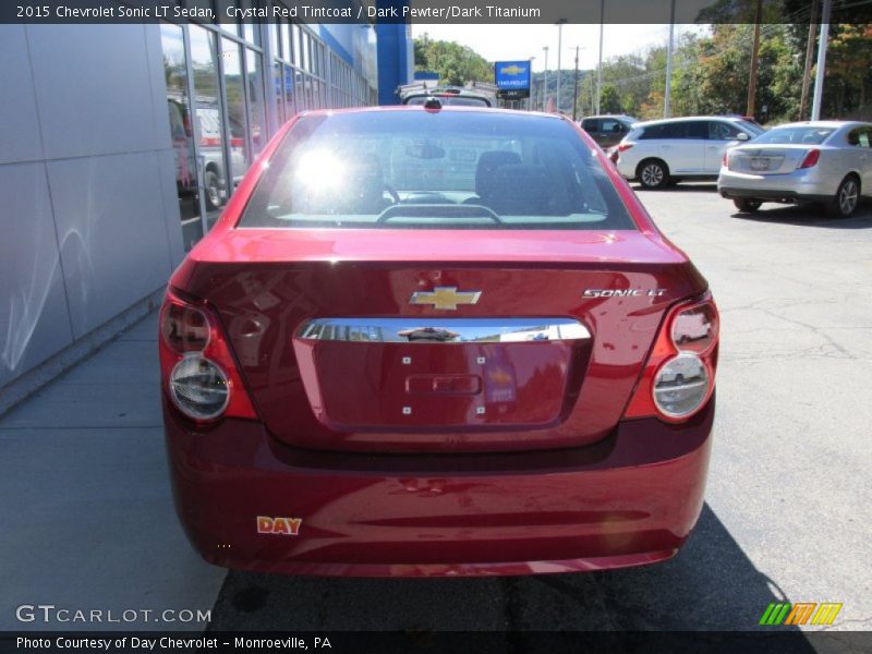 Crystal Red Tintcoat / Dark Pewter/Dark Titanium 2015 Chevrolet Sonic LT Sedan