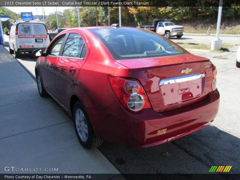 Crystal Red Tintcoat / Dark Pewter/Dark Titanium 2015 Chevrolet Sonic LT Sedan