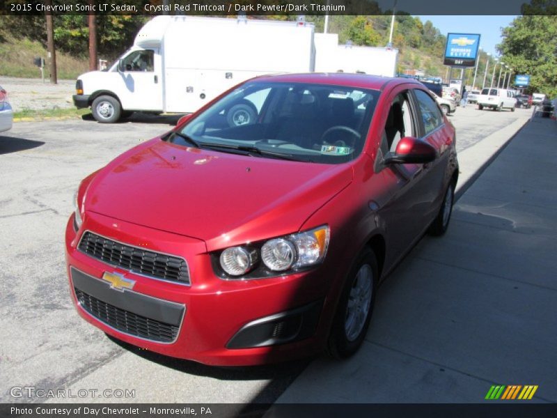 Crystal Red Tintcoat / Dark Pewter/Dark Titanium 2015 Chevrolet Sonic LT Sedan