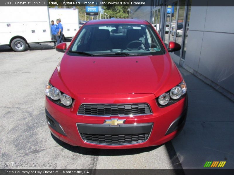 Crystal Red Tintcoat / Dark Pewter/Dark Titanium 2015 Chevrolet Sonic LT Sedan