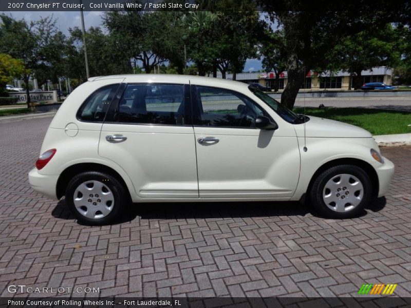 Cool Vanilla White / Pastel Slate Gray 2007 Chrysler PT Cruiser