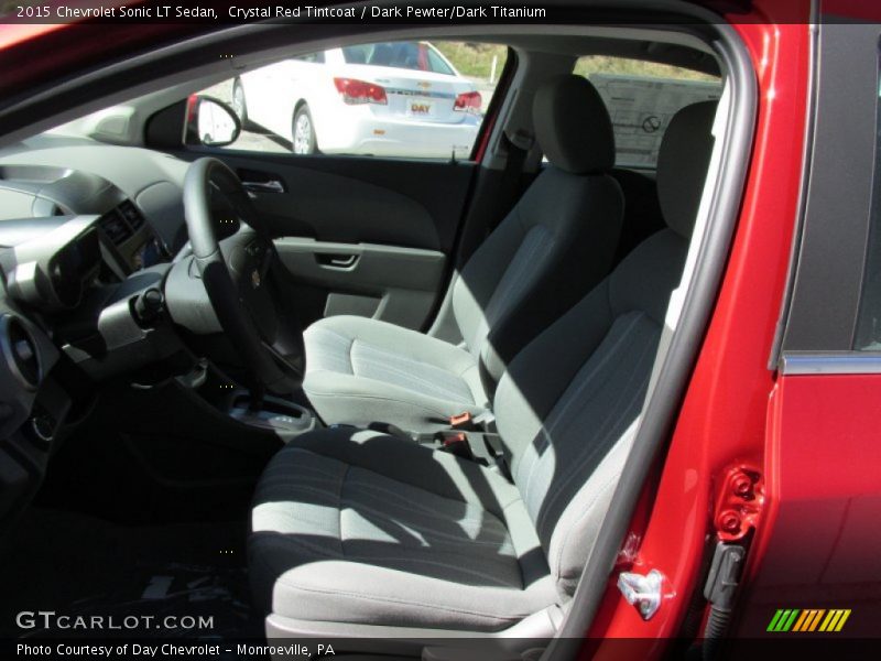 Crystal Red Tintcoat / Dark Pewter/Dark Titanium 2015 Chevrolet Sonic LT Sedan