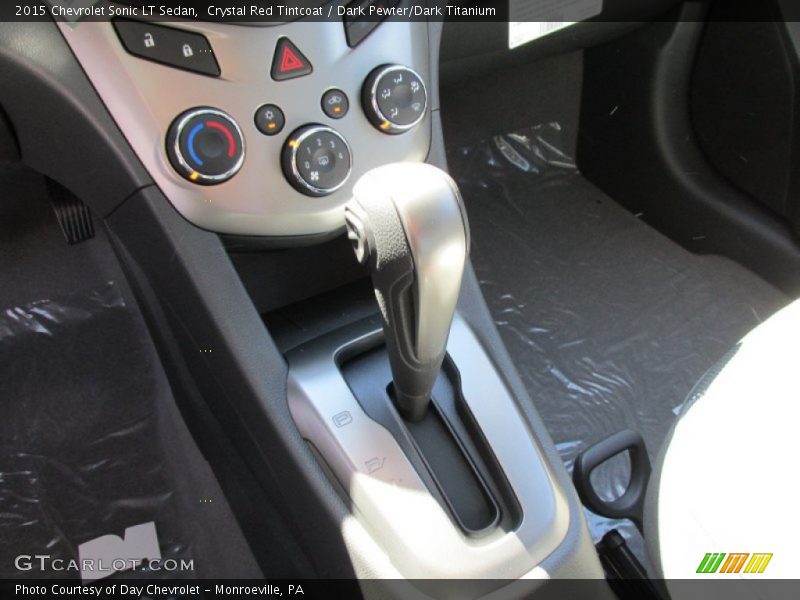  2015 Sonic LT Sedan 6 Speed Automatic Shifter