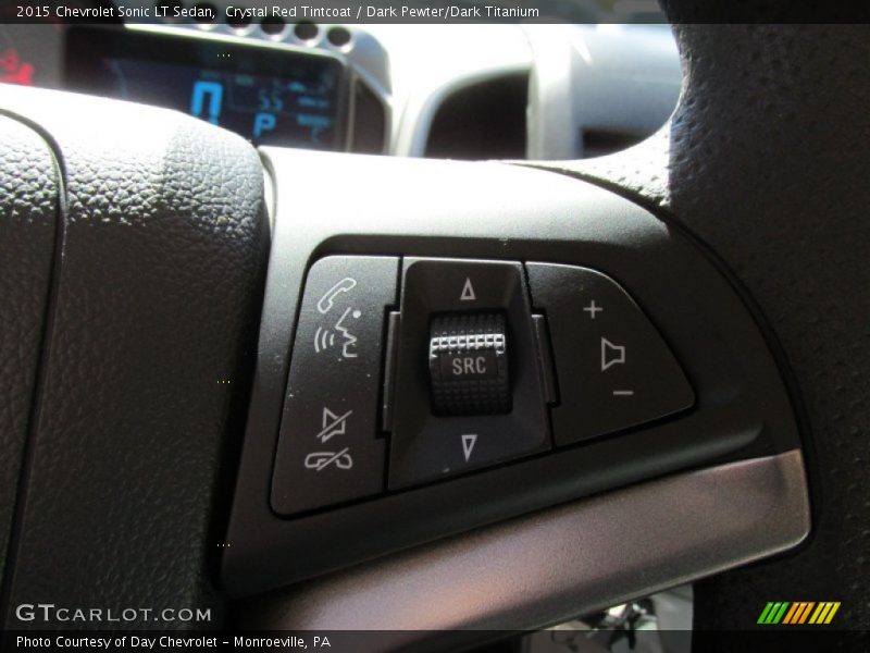 Crystal Red Tintcoat / Dark Pewter/Dark Titanium 2015 Chevrolet Sonic LT Sedan