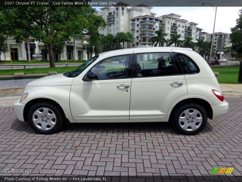 Cool Vanilla White / Pastel Slate Gray 2007 Chrysler PT Cruiser