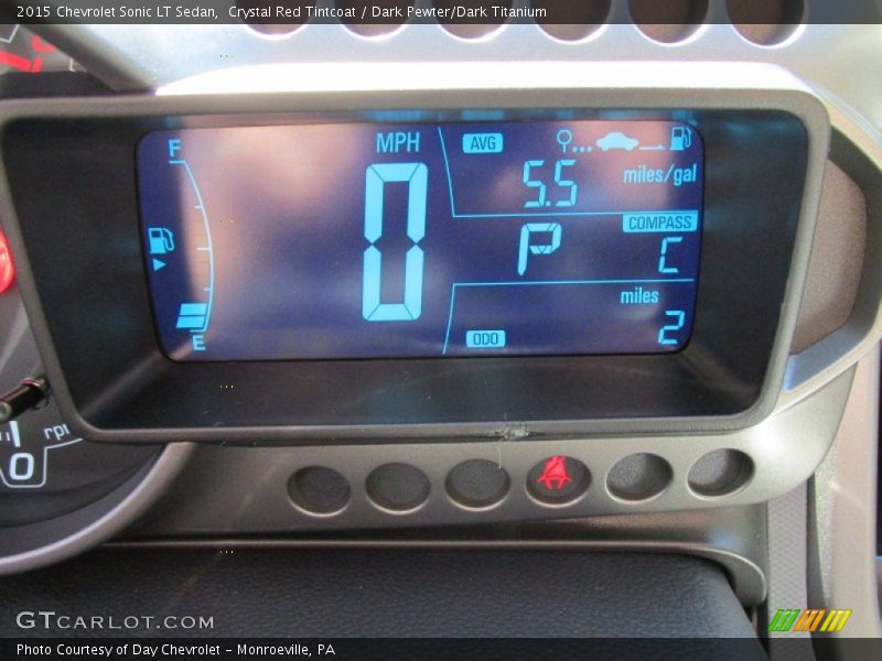  2015 Sonic LT Sedan LT Sedan Gauges