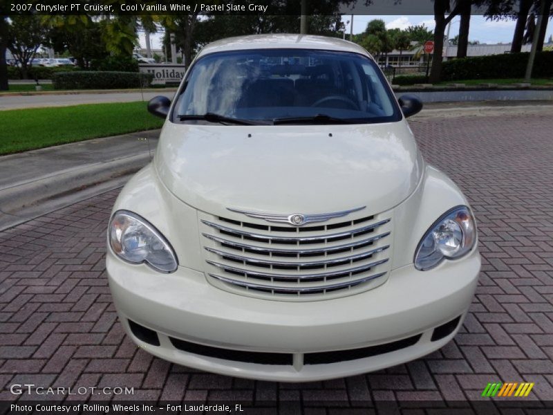 Cool Vanilla White / Pastel Slate Gray 2007 Chrysler PT Cruiser