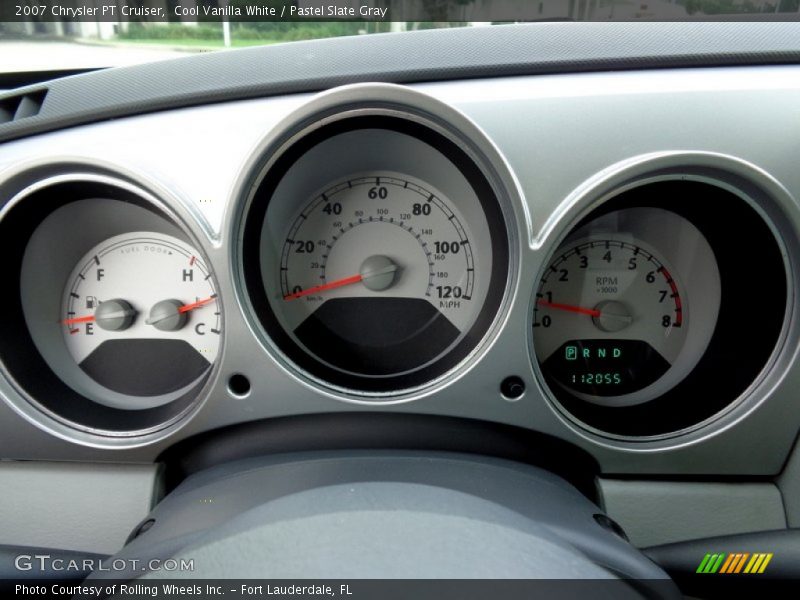 Cool Vanilla White / Pastel Slate Gray 2007 Chrysler PT Cruiser