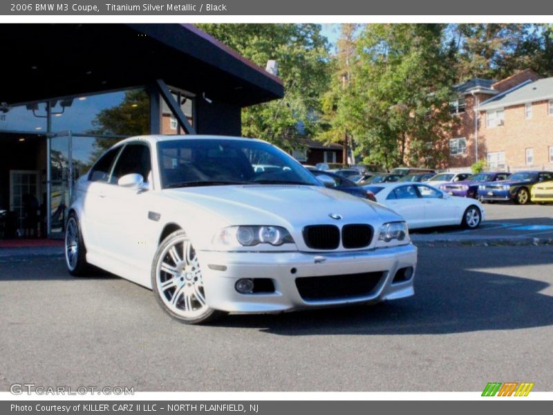 Titanium Silver Metallic / Black 2006 BMW M3 Coupe