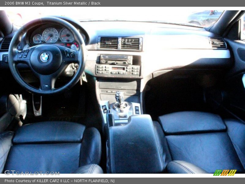 Titanium Silver Metallic / Black 2006 BMW M3 Coupe