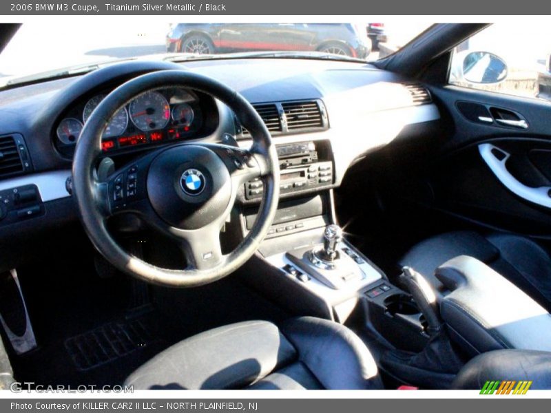 Titanium Silver Metallic / Black 2006 BMW M3 Coupe