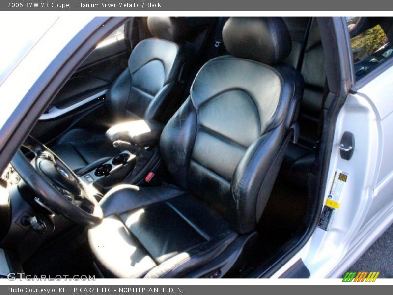 Titanium Silver Metallic / Black 2006 BMW M3 Coupe