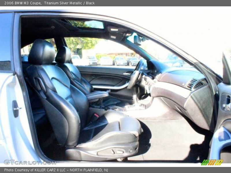 Titanium Silver Metallic / Black 2006 BMW M3 Coupe