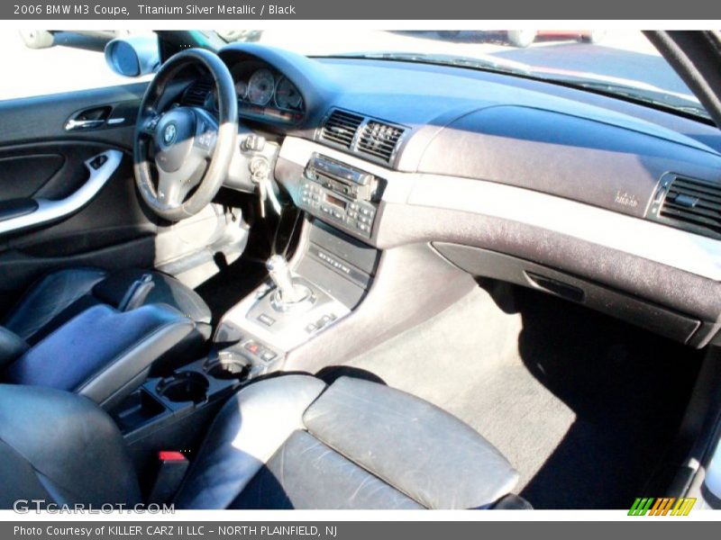 Titanium Silver Metallic / Black 2006 BMW M3 Coupe